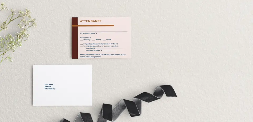 RSVP Postcard Mailing Side