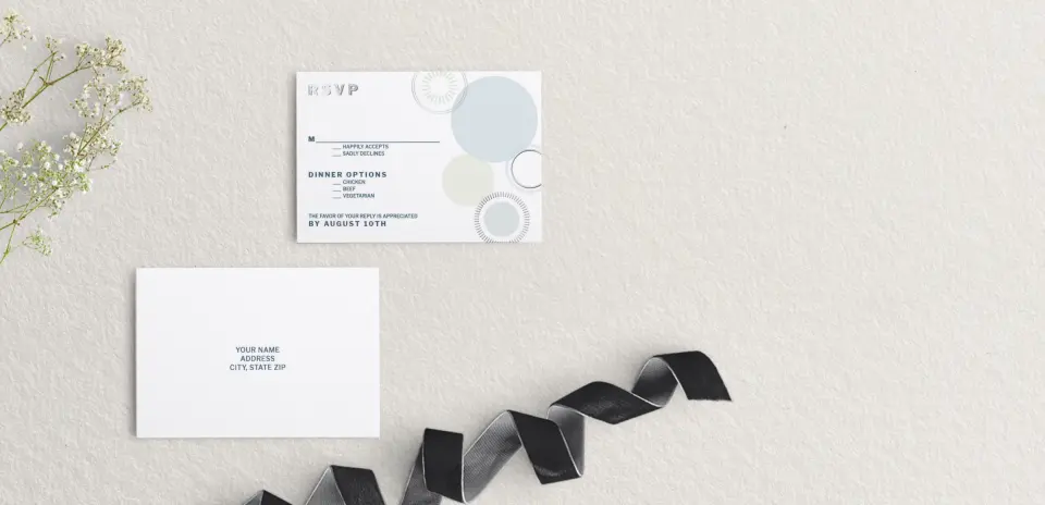 RSVP Postcard Mailing Side