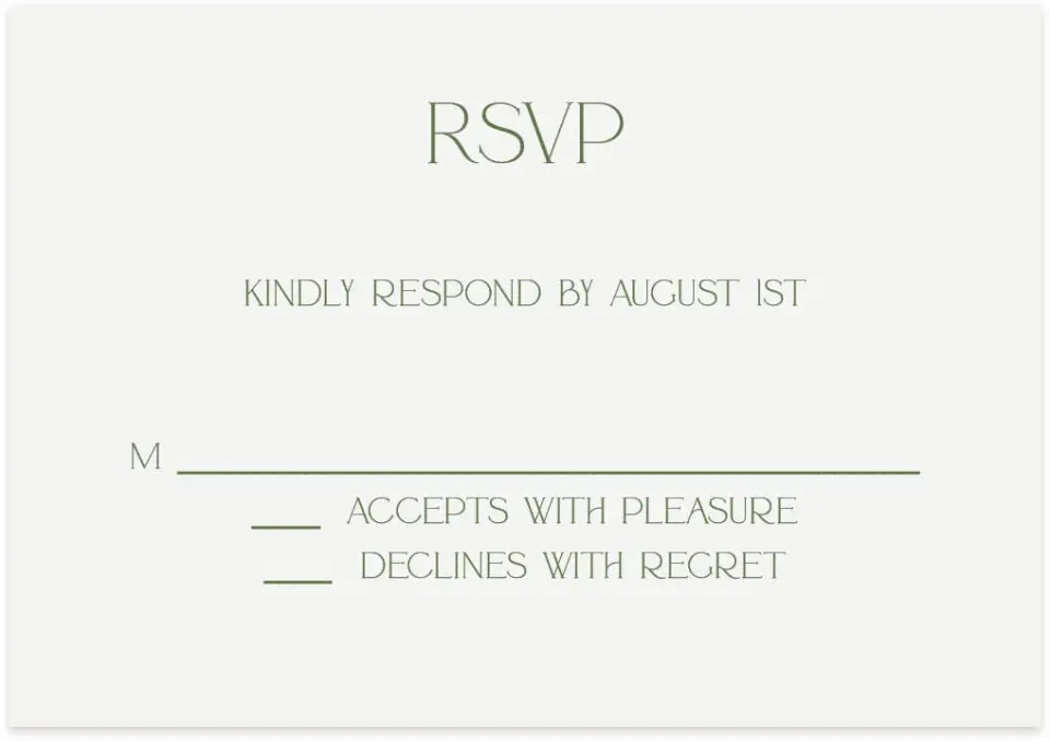 This is a 5" x 3½" Gala Invitation RSVP Postcard called Contoured Connection printed in full color on Premium Smooth paper
