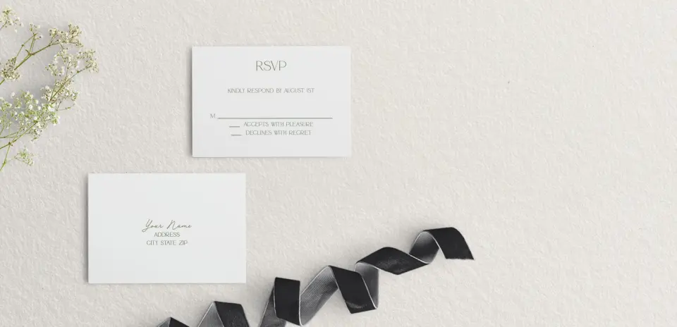 RSVP Postcard Mailing Side