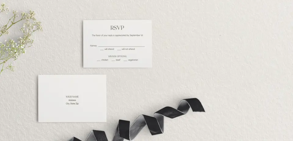 RSVP Postcard Mailing Side