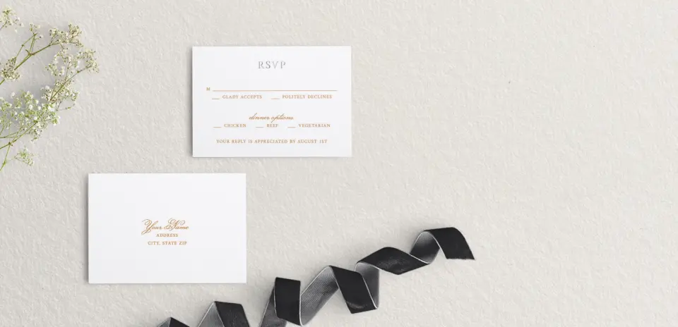 RSVP Postcard Mailing Side