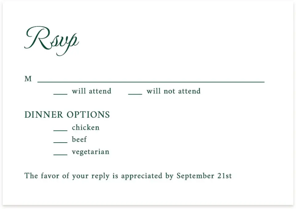 This is a 5" x 3½" Gala Invitation RSVP Postcard called Lasting Legacy printed in full color on Premium Smooth paper