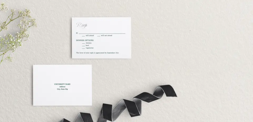 RSVP Postcard Mailing Side