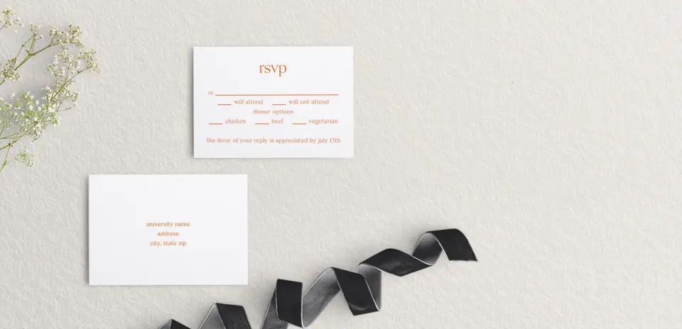 RSVP Postcard Mailing Side