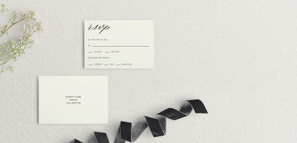 RSVP Postcard Mailing Side