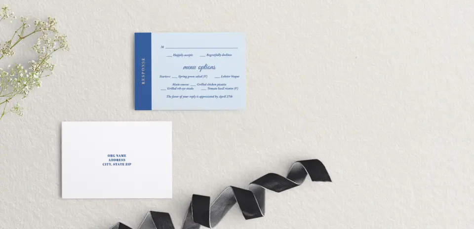 RSVP Postcard Mailing Side