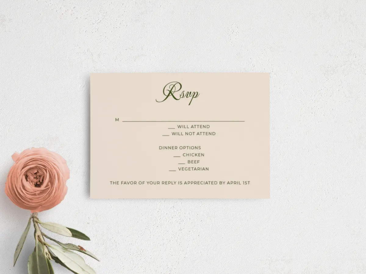 RSVP Postcard