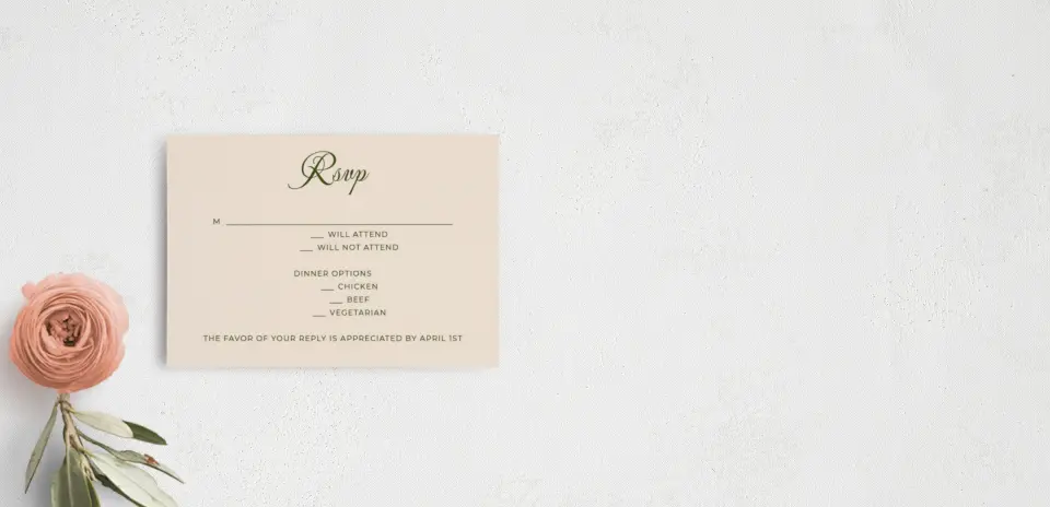 RSVP Postcard