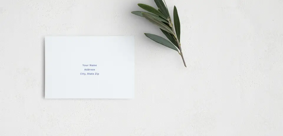 RSVP Postcard Mailing Side