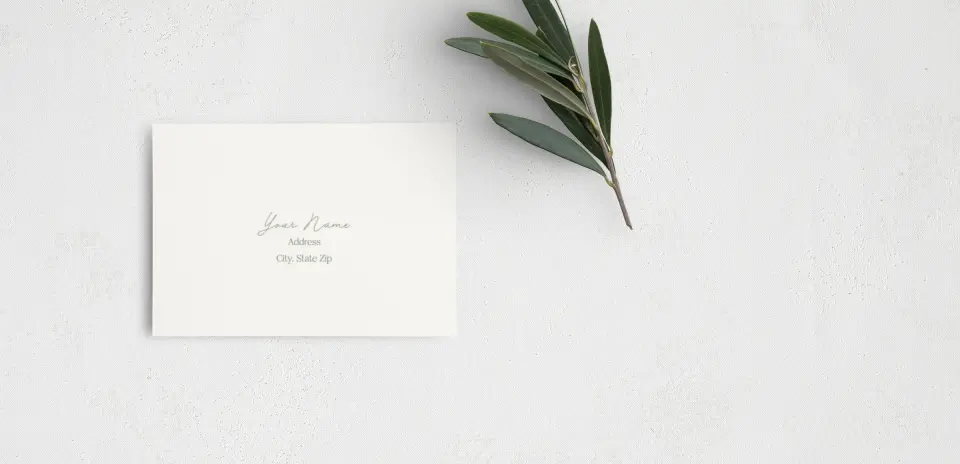 RSVP Postcard Mailing Side