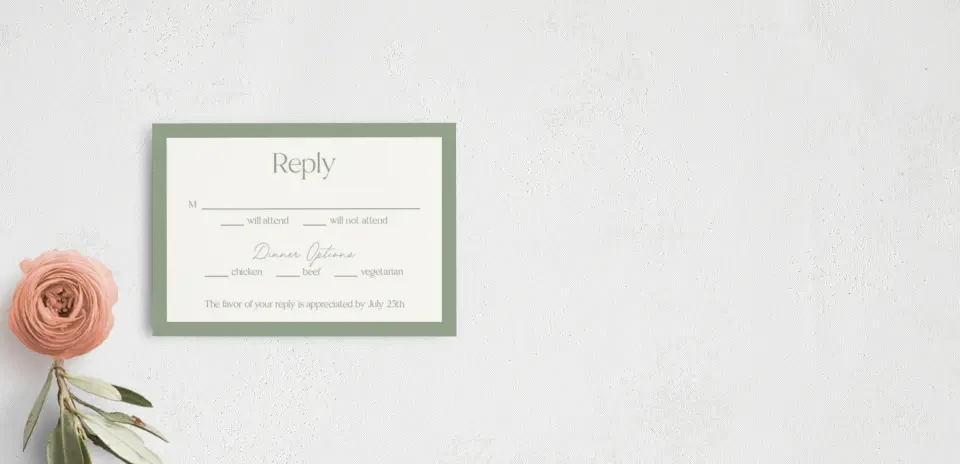 RSVP Postcard