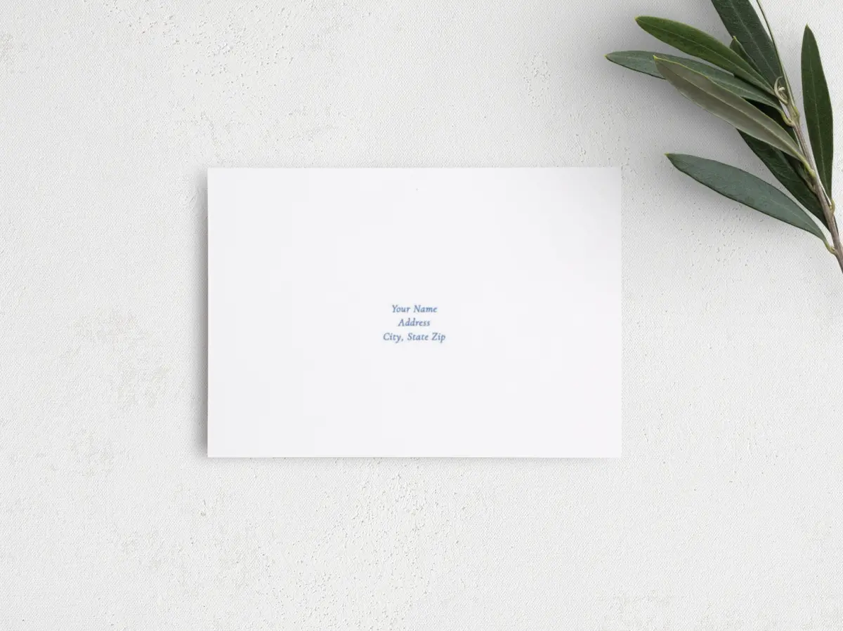 RSVP Postcard Mailing Side
