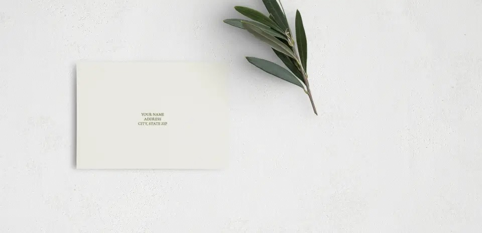 RSVP Postcard Mailing Side