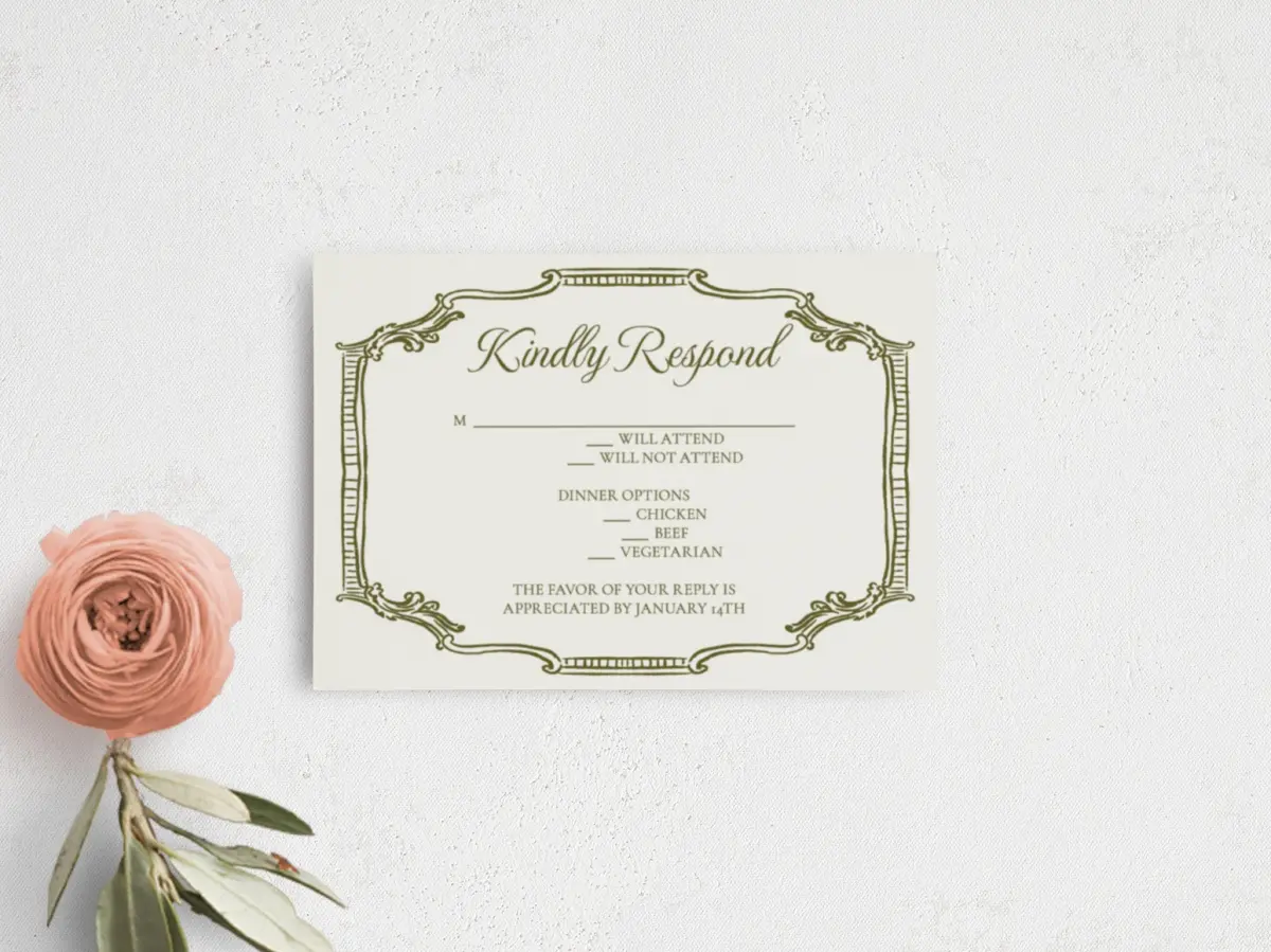 RSVP Postcard