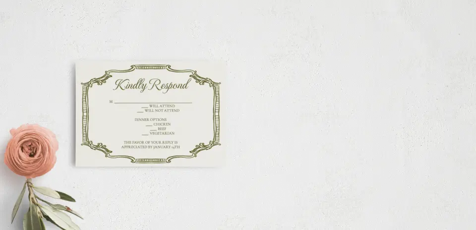 RSVP Postcard