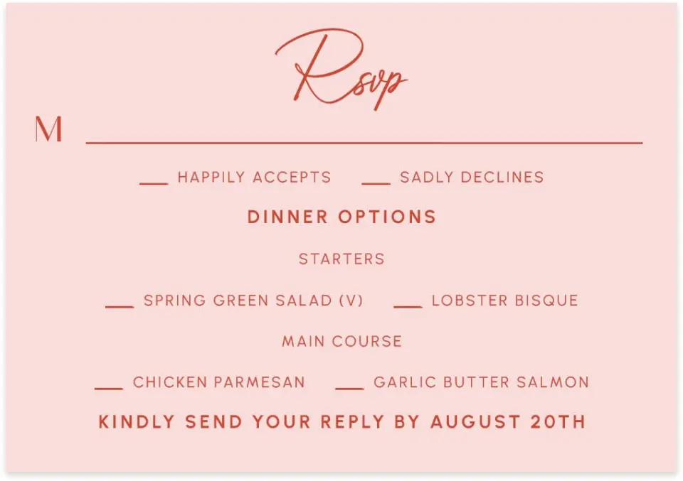 This is a 5" x 3½" Wedding Invitation RSVP Postcard called Boathouse Bliss printed in full color with Rose Gold foil on Luxe Satin (coated) paper