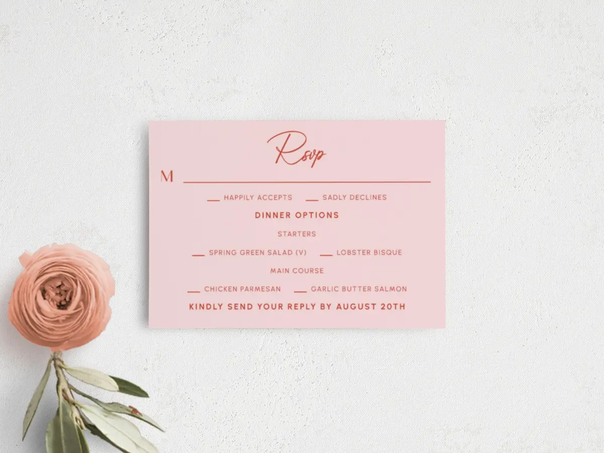 RSVP Postcard