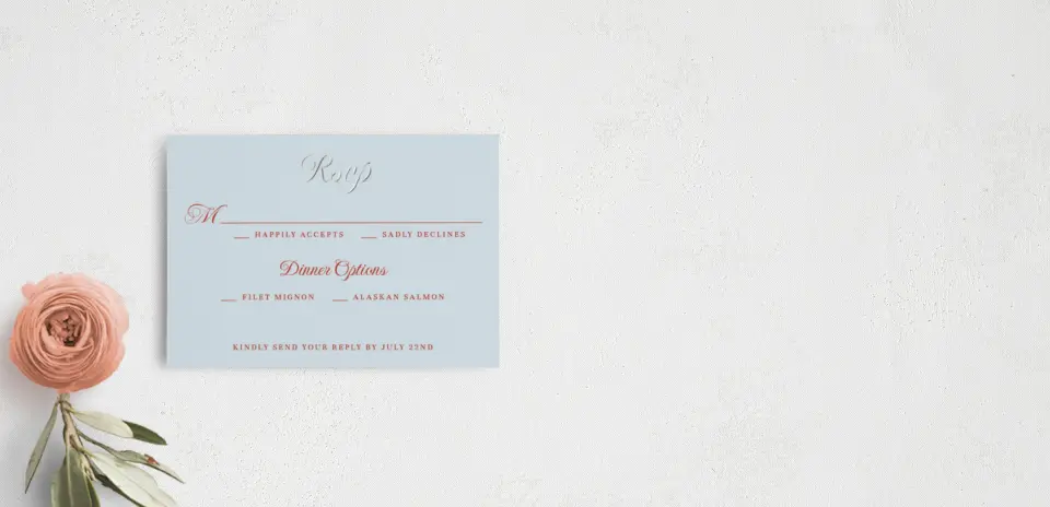 RSVP Postcard