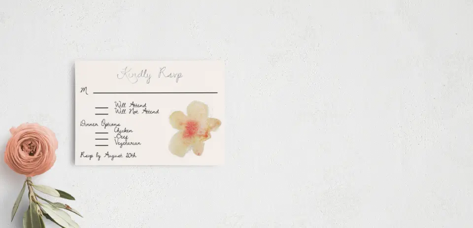 RSVP Postcard