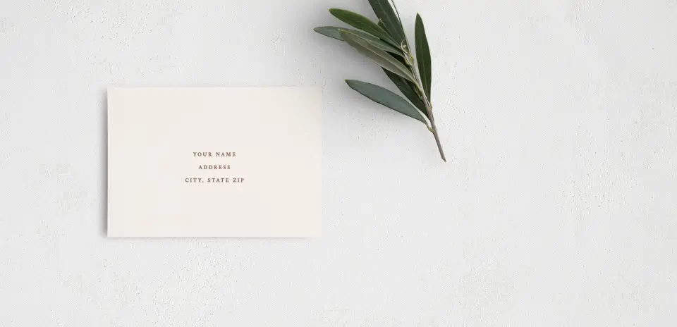 RSVP Postcard Mailing Side