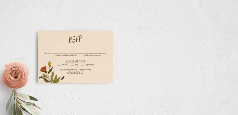 RSVP Postcard
