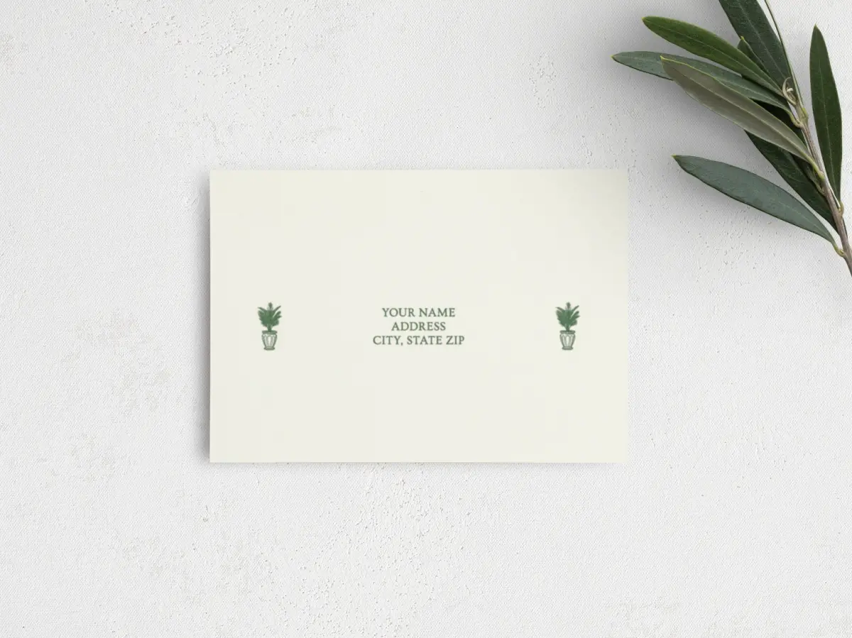 RSVP Postcard Mailing Side