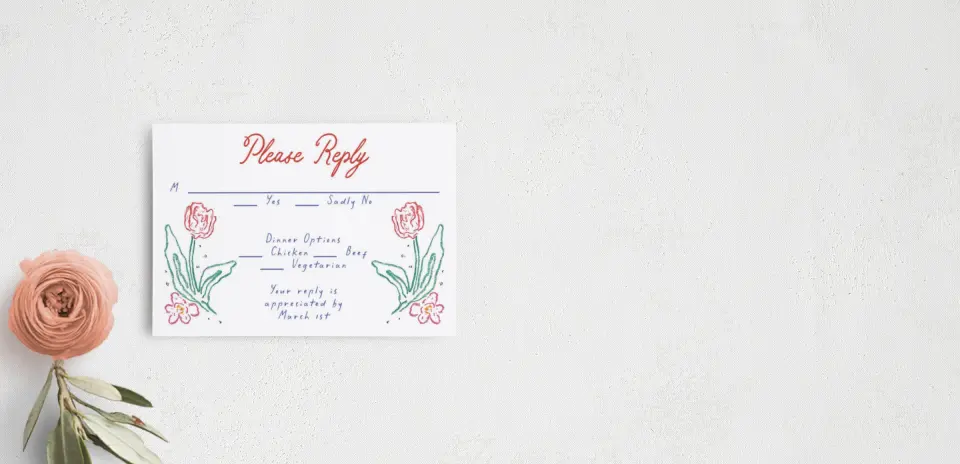 RSVP Postcard