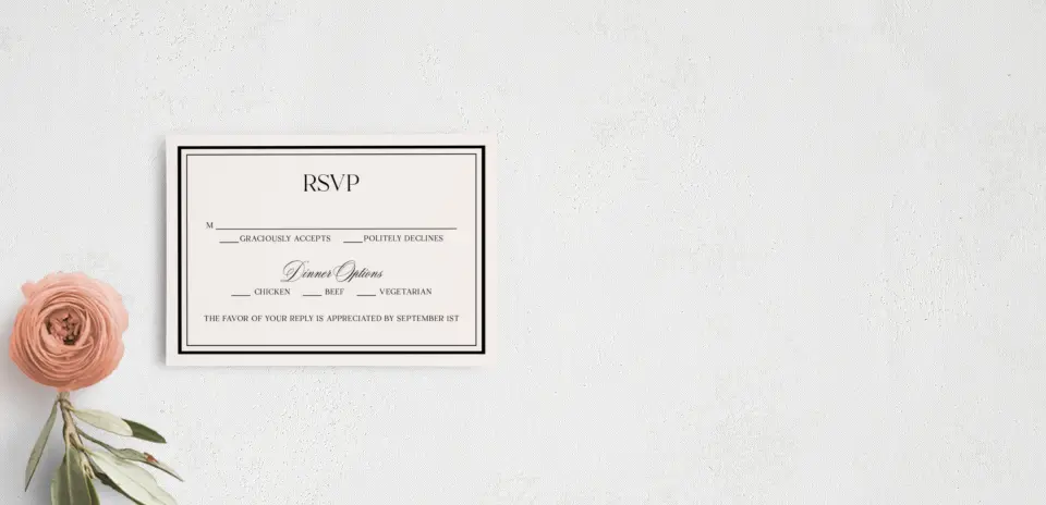 RSVP Postcard