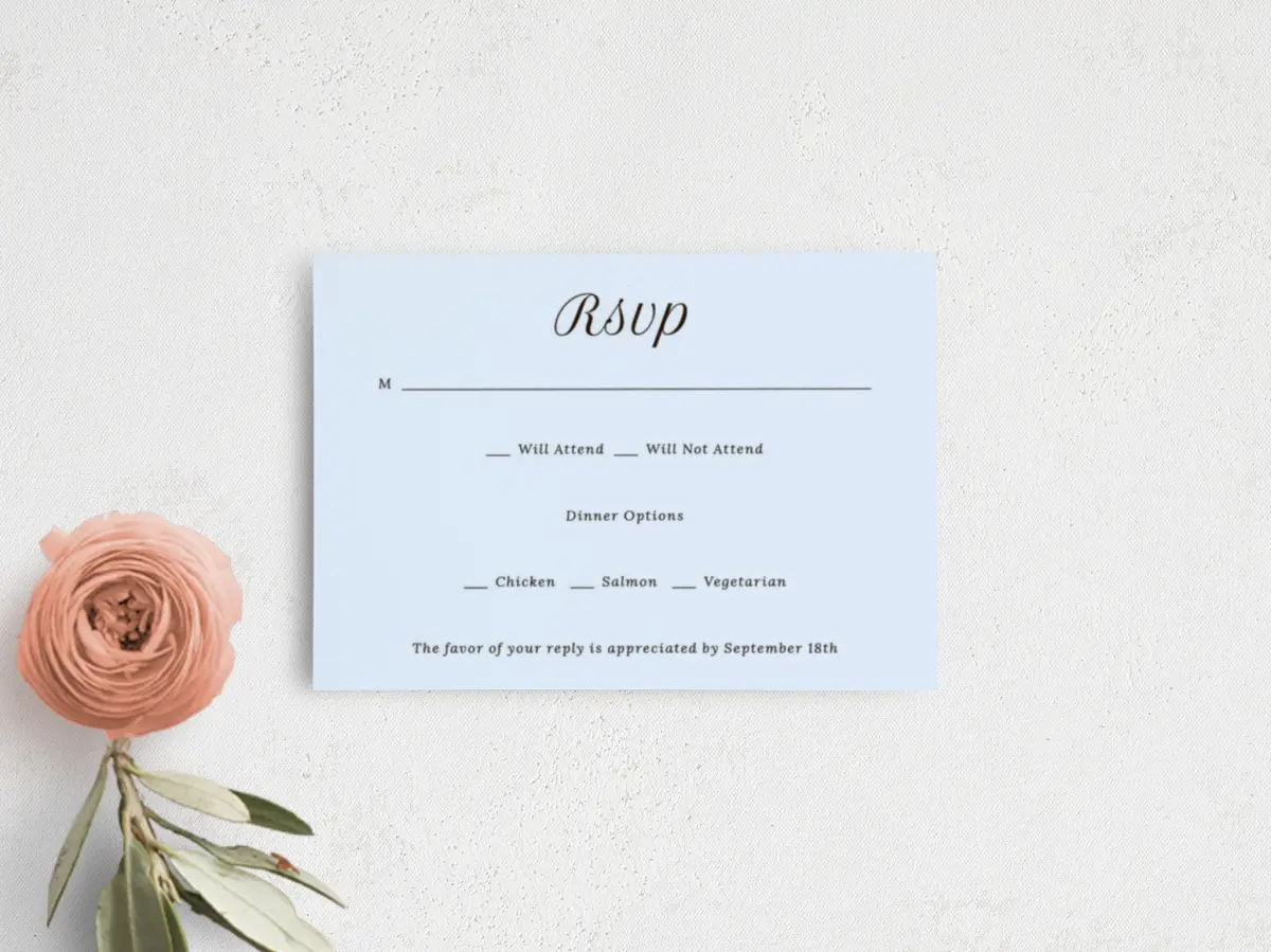 RSVP Postcard