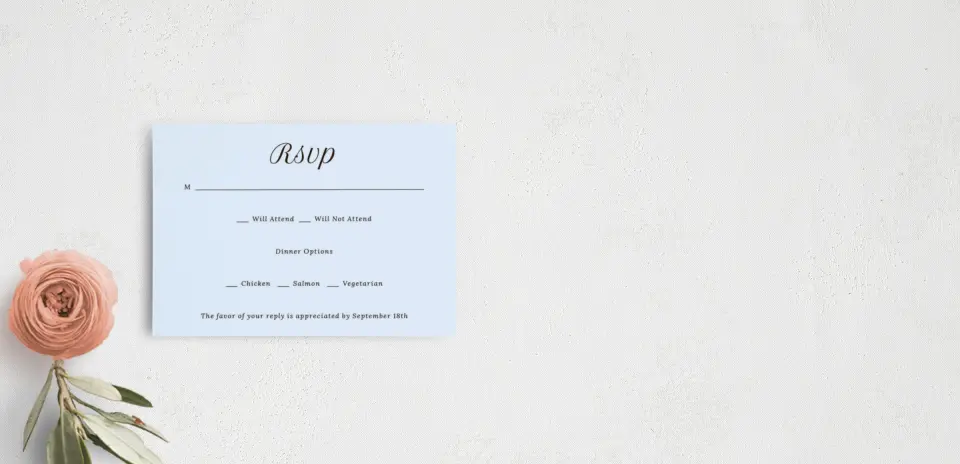 RSVP Postcard