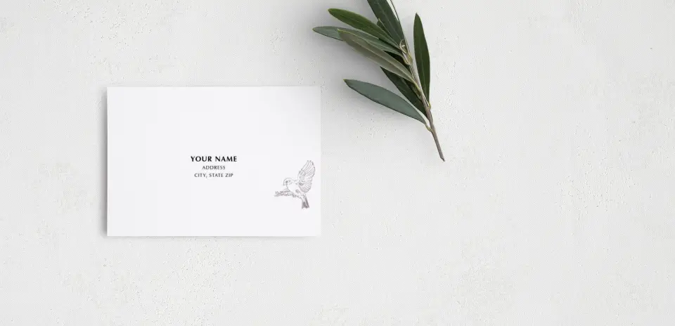 RSVP Postcard Mailing Side