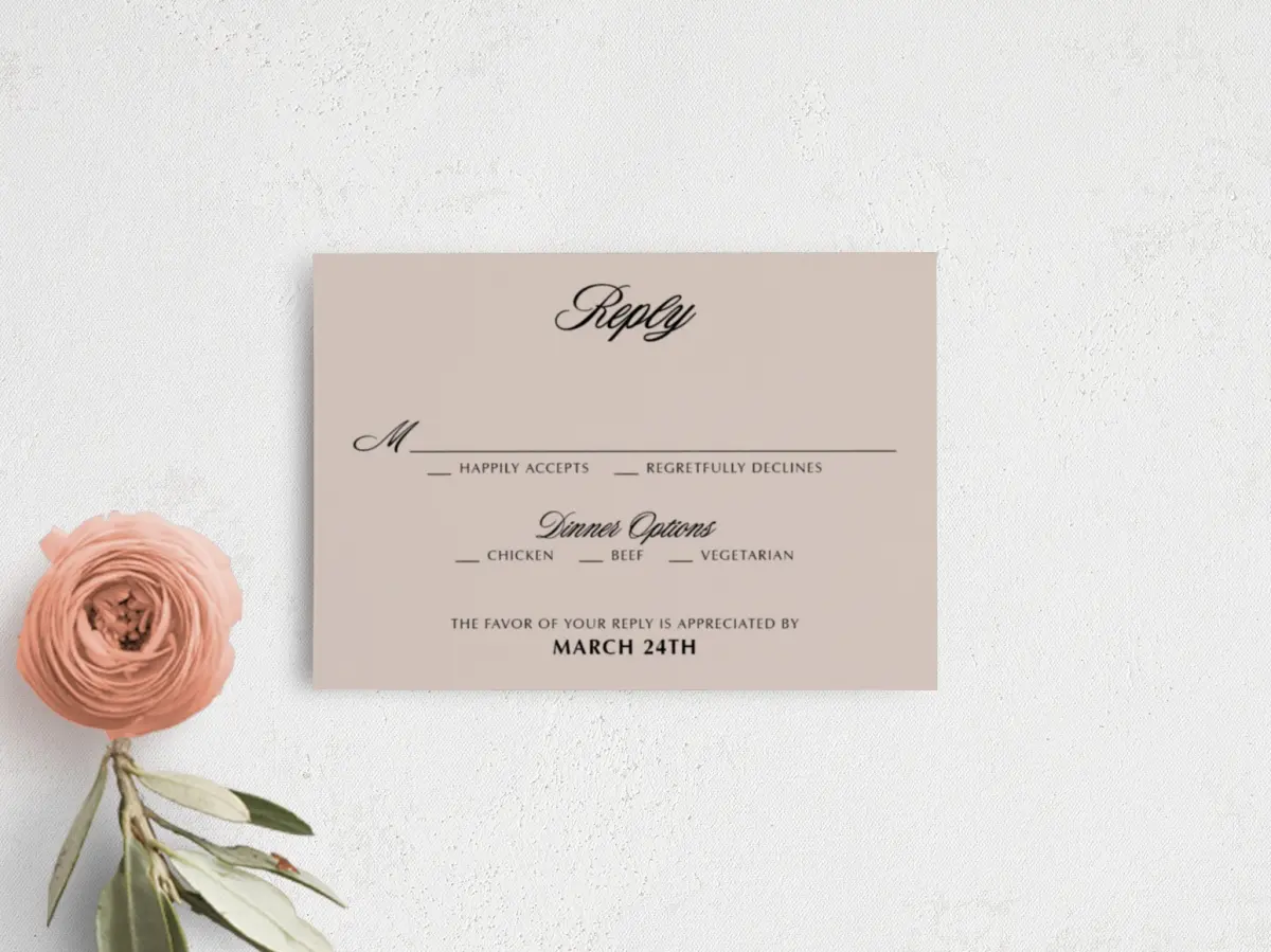 RSVP Postcard