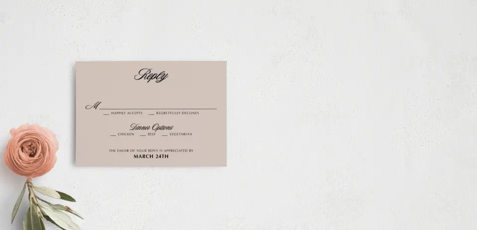RSVP Postcard