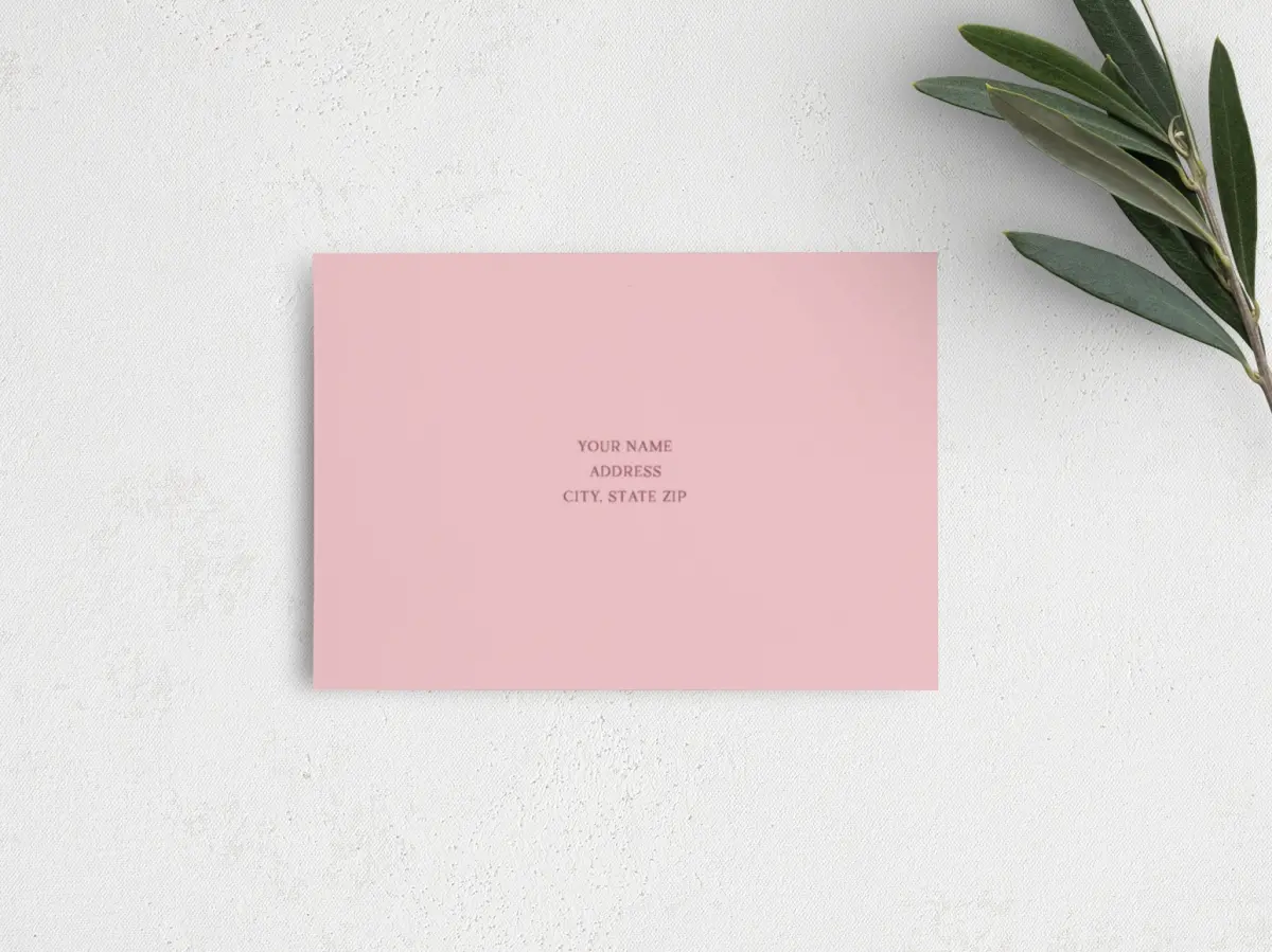 RSVP Postcard Mailing Side