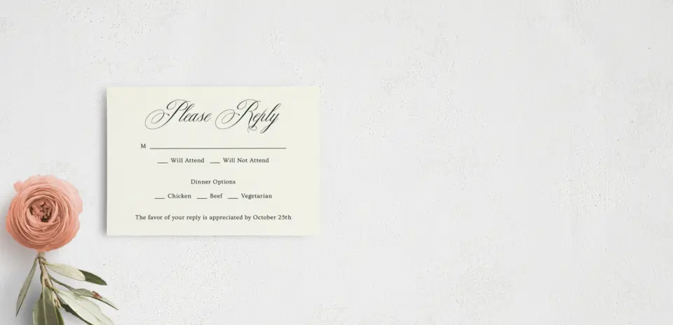 RSVP Postcard