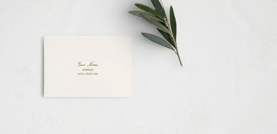 RSVP Postcard Mailing Side