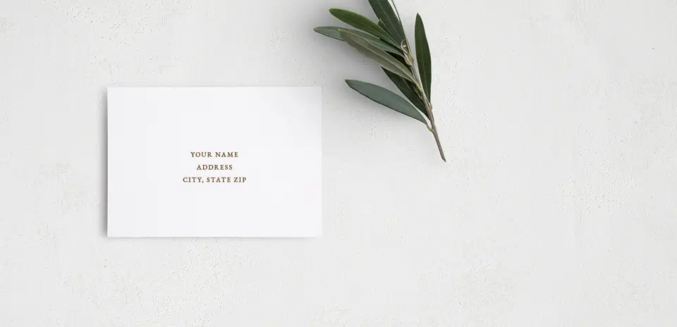 RSVP Postcard Mailing Side
