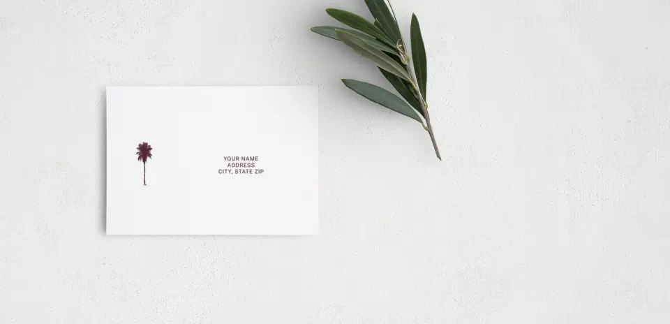 RSVP Postcard Mailing Side