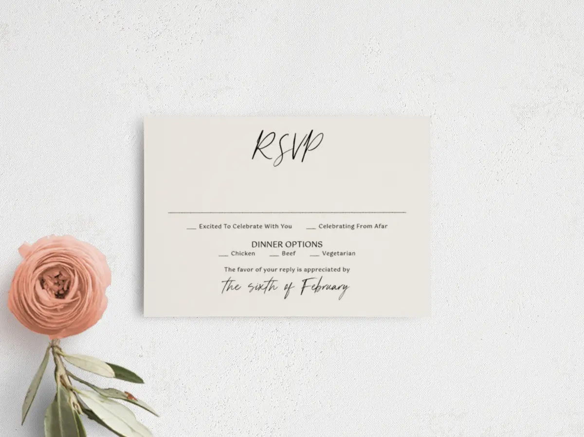 RSVP Postcard