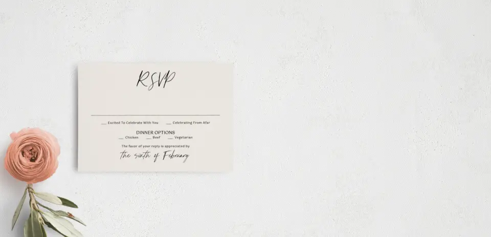 RSVP Postcard