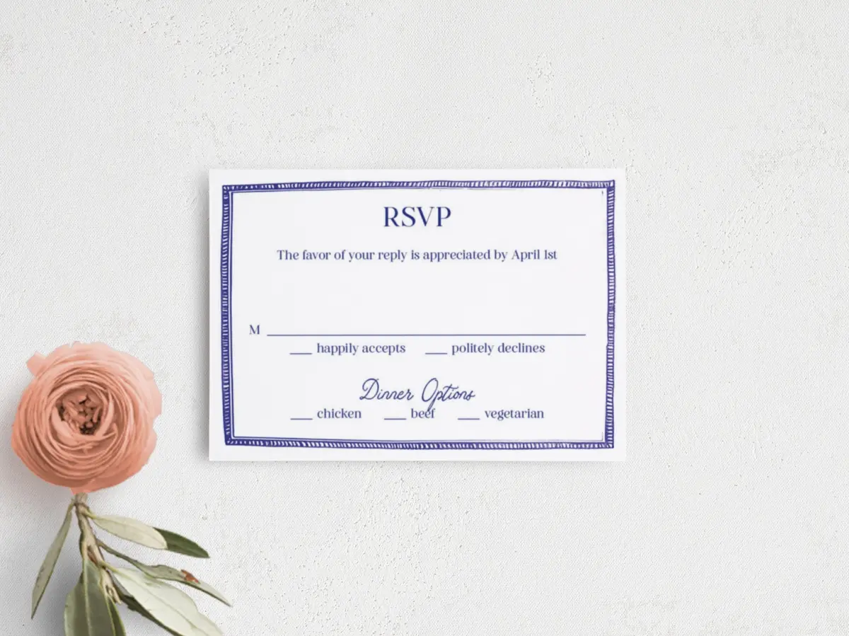 RSVP Postcard