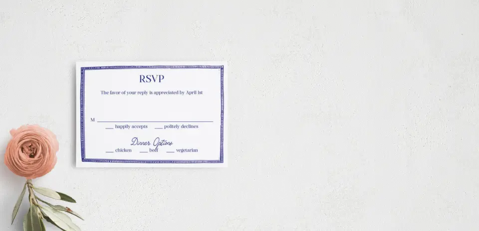 RSVP Postcard