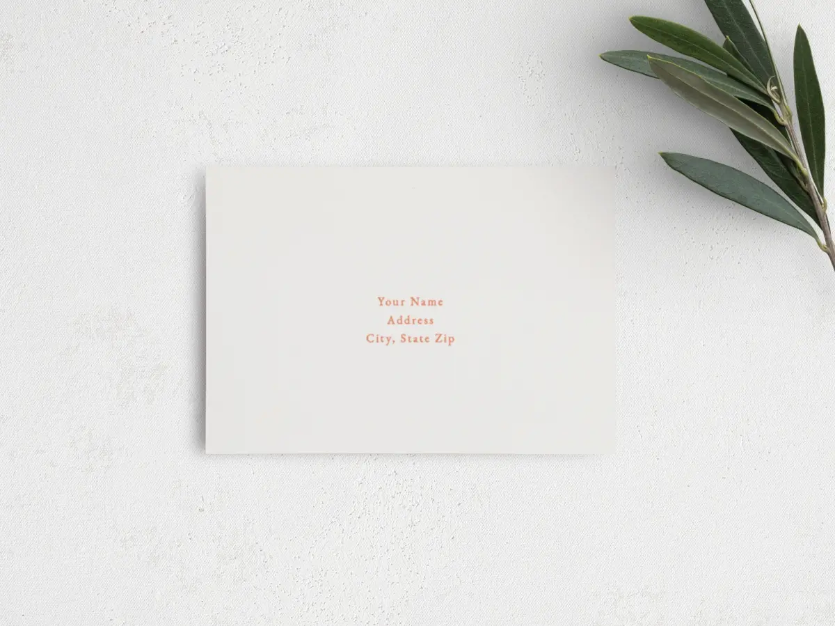 RSVP Postcard Mailing Side