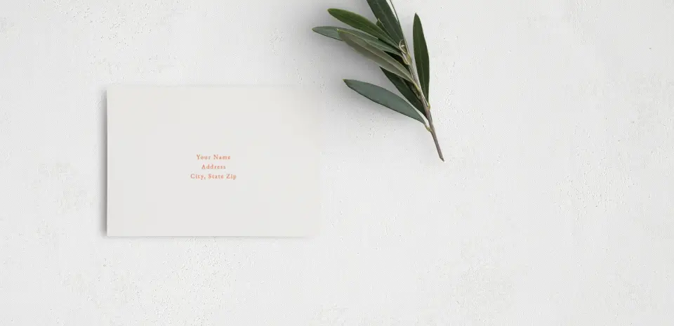 RSVP Postcard Mailing Side