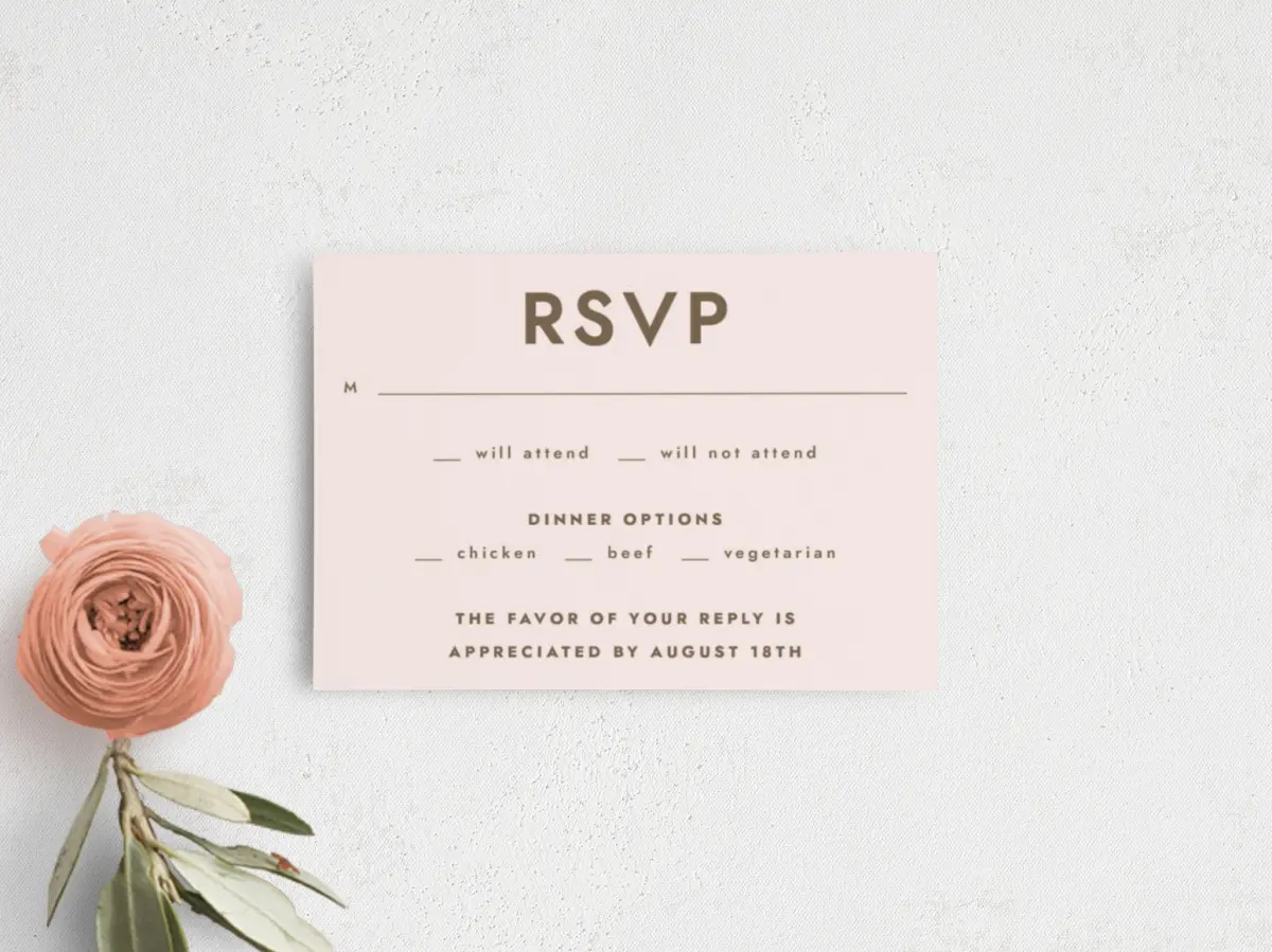 RSVP Postcard