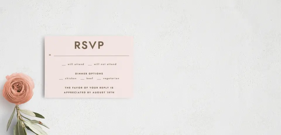 RSVP Postcard