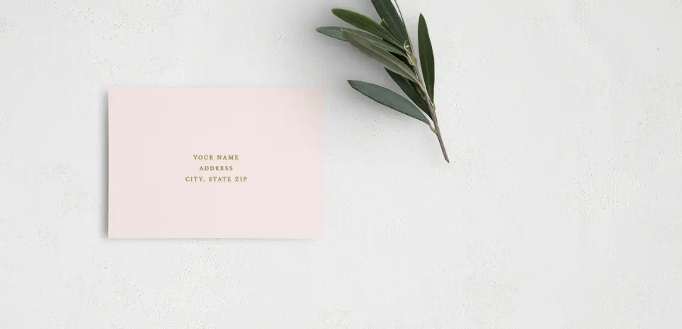 RSVP Postcard Mailing Side