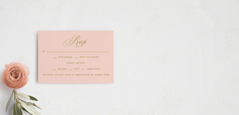 RSVP Postcard