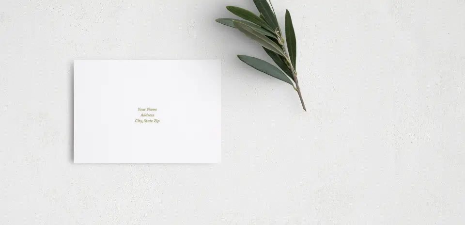 RSVP Postcard Mailing Side